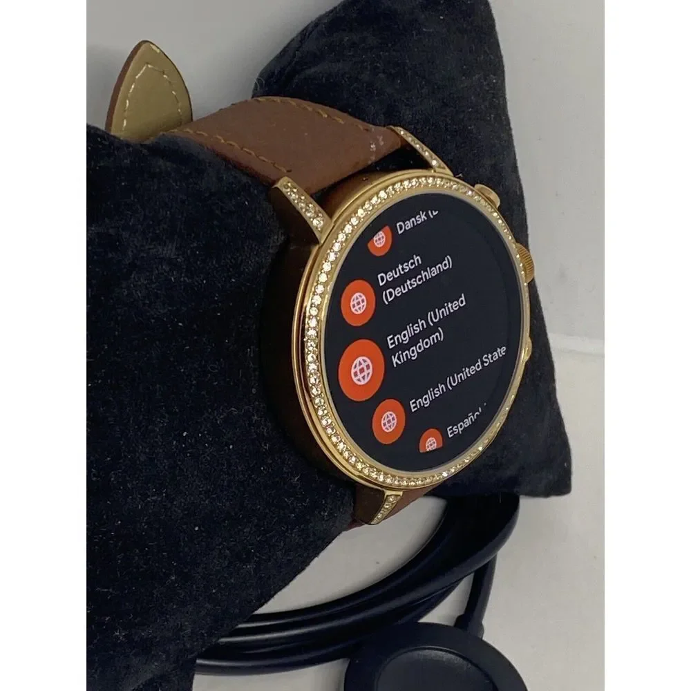 Fossil Gen 4 Authentic Digital Dial Smart Watch Custom Band FTW6021 AB419